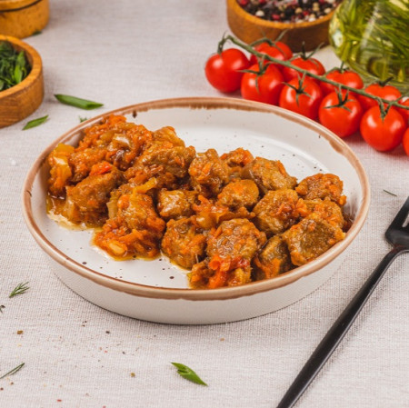 Соте из свинины