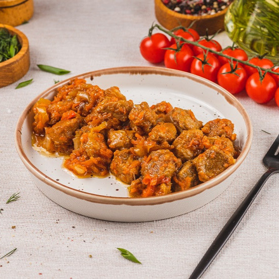 Соте из свинины