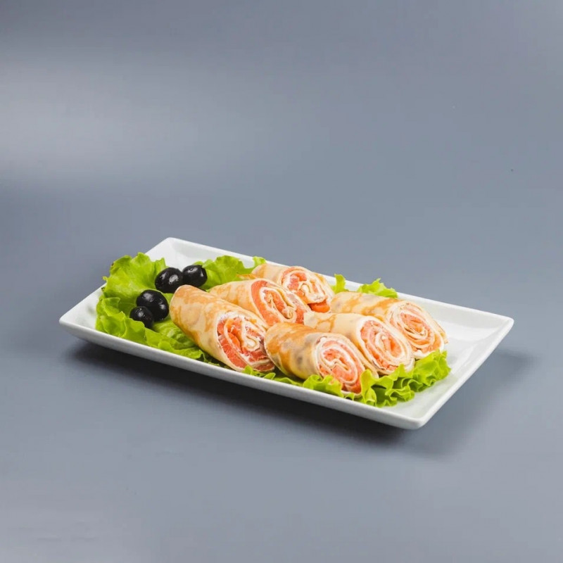 Блины с семгой