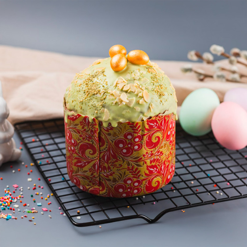 Кулич премиум дубайский со вкусом фисташки