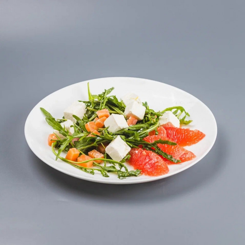 Салат с семгой и грейпфрутом