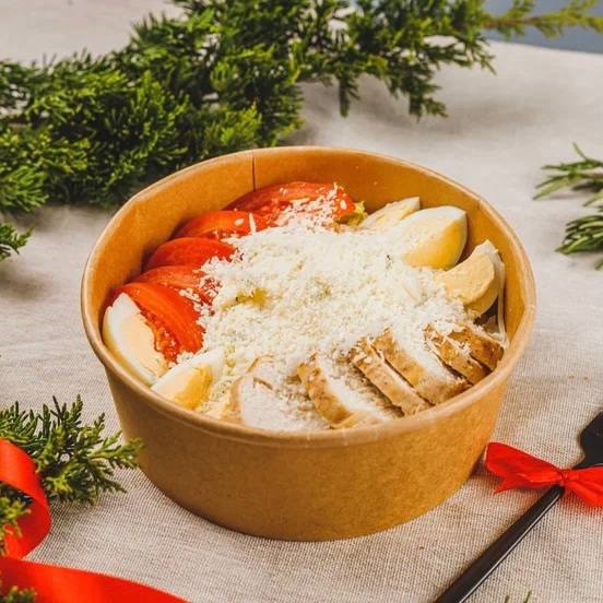 Салат Цезарь большая порция Салат Цезарь большая порция