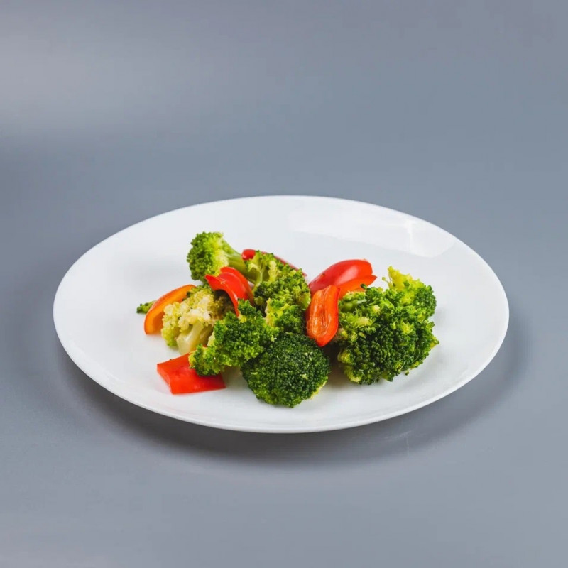 Брокколи с перцем болгарским