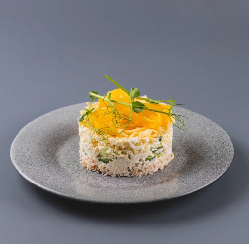 Салат Гурман с ананасами