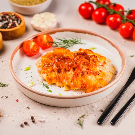Куриная грудка запеченная по-болгарски