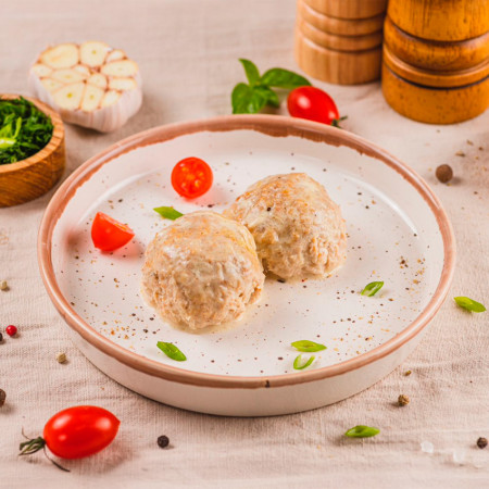 Фрикадельки куриные в соусе