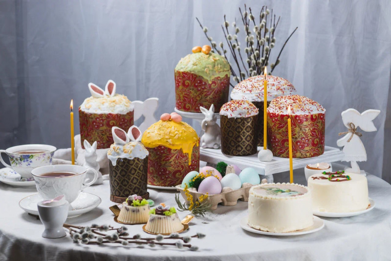 Авторские куличи к Светлой Пасхе